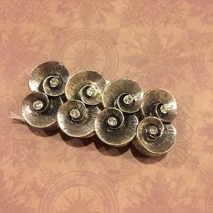 Silver Bracelets With Rhinestones New Without Tags